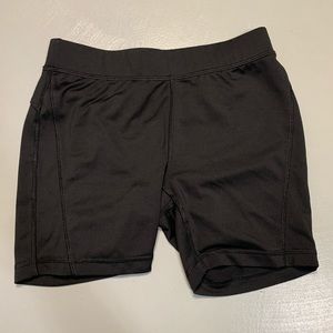 Black biker shorts